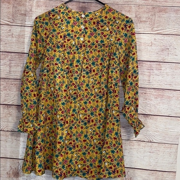 KIDPIK Fall floral dress size Medium 10 - Picture 3 of 5